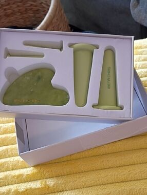 Rena Chris Green Gua Sha & Massage Tool Set